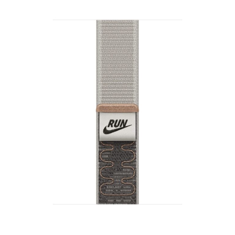 Apple Nike Sport Loop Band for Apple Watch 44mm 45mm 46mm 49mm Pavement Grey Nylon