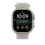 Apple Ocean Band Silicone for 44mm 45mm 46mm 49mm Smartwatch Translucent Gray Black Titanium Buckle