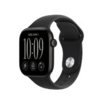 Apple Sport Band for Apple Watch 38mm 40mm 41mm 42mm Black Rubber M/L