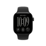 Apple Sport Band for Apple Watch 38mm 40mm 41mm 42mm Black Rubber M/L