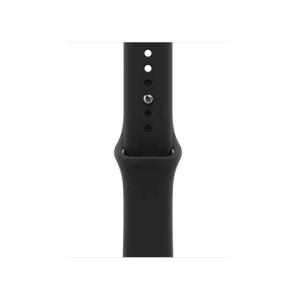 Apple Sport Band for Apple Watch 38mm 40mm 41mm 42mm Black Rubber M/L