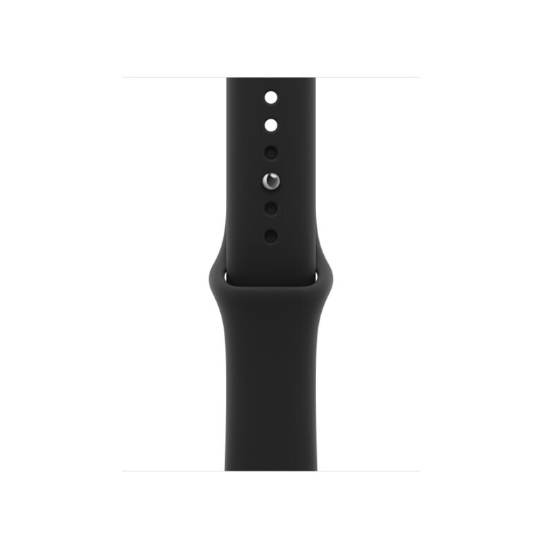 Apple Sport Band for Apple Watch 38mm 40mm 41mm 42mm Black Rubber M/L