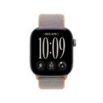 Apple Sport Loop Band for Apple Watch 38mm 40mm 41mm 42mm Chambray Blue Nylon Strap Hook Clasp One Size