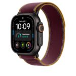 Apple Trail Loop Watch Band for Apple Watch 49mm M/L Burgundy