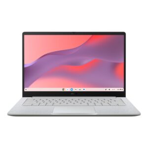ASUS Chromebook CM14 Laptop 14" Full HD MediaTek Kompanio 540 4GB RAM 64GB eMMC Chrome OS Pure Grey