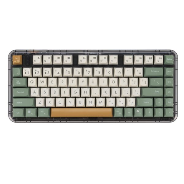 ASUS Jelly75 KD201 Mechanical Keyboard Wireless Wired 75% White Backlit Green Beige Orange