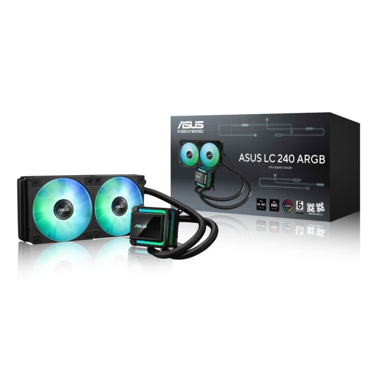ASUS LC 240 ARGB All-in-one Liquid Cooler Black LGA 1700/1851 AM4 AM5 240mm