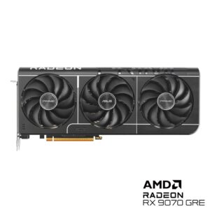 ASUS Prime Radeon RX 9070 GRE Graphics Card 12 GB GDDR6 VRAM 3 Fan Cooling PCI Express 5.0 HDMI 2.1b DisplayPort 2.1a