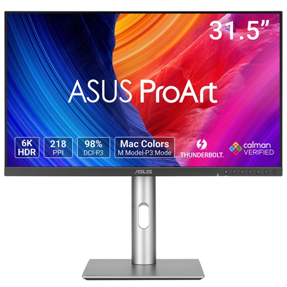 ASUS ProArt PA32QCV Monitor 31.5" 6K Ultra HD IPS 60 Hz Silver ASUS ProArt PA32QCV Monitor 31.5" 6K Ultra HD IPS 60 Hz Silver
