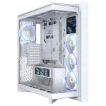 ASUS ROG Cronox GR801 Full Tower Gaming Case E-ATX Support 9.2" IPS Display ARGB Vertical GPU Mount Back Connect White