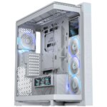 ASUS ROG Cronox GR801 Full Tower Gaming Case E-ATX Support 9.2" IPS Display ARGB Vertical GPU Mount Back Connect White