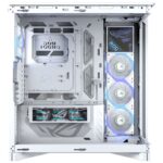 ASUS ROG Cronox GR801 Full Tower Gaming Case E-ATX Support 9.2" IPS Display ARGB Vertical GPU Mount Back Connect White