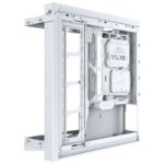 ASUS ROG Cronox GR801 Full Tower Gaming Case E-ATX Support 9.2" IPS Display ARGB Vertical GPU Mount Back Connect White