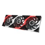 ASUS ROG Eurux GR120 ARGB Reverse Fan 120mm Triple Pack Black White