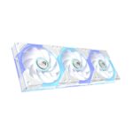 ASUS ROG Eurux GR120 ARGB Reverse Fan White 120mm 3 Pack 70 CFM 2200 RPM
