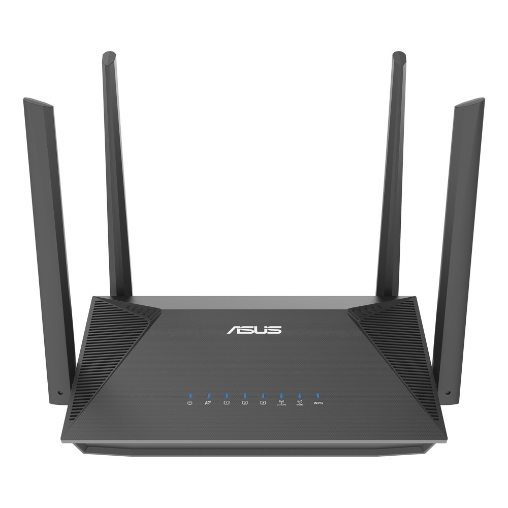 ASUS RT-AX52 Pro Wireless Router Wi-Fi 6 3000 Mbit/s Dual-band 4x Gigabit Ethernet Black ASUS RT-AX52 Pro Wireless Router Wi-Fi 6 3000 Mbit/s Dual-band 4x Gigabit Ethernet Black