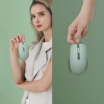 ASUS SmartO MD200 Silent Plus Wireless Mouse Bluetooth 5.0 2.4GHz 4200 DPI 6 Programmable Buttons Green