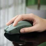 ASUS SmartO MD200 Silent Plus Wireless Mouse Bluetooth 5.0 2.4GHz 4200 DPI 6 Programmable Buttons Green
