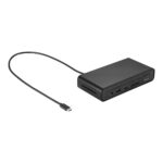 ASUS Triple Display USB-C Dock DC300 Docking Station 3 Display HDMI DisplayPort USB 3.2 Gen 2 90W PD SD Card Reader Black