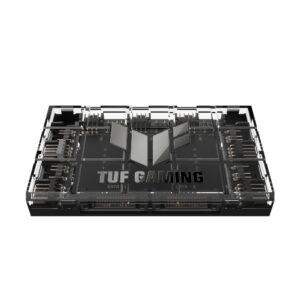 ASUS TUF Gaming ARGB PWM Fan Hub 6 Fan Connectors 6 ARGB Ports PWM Control SATA Power Black