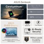 ASUS Zenbook 14 Laptop 14" WUXGA OLED AMD Ryzen AI 5 330 16GB LPDDR5x 512GB SSD Windows 11 Home Arctic Blue