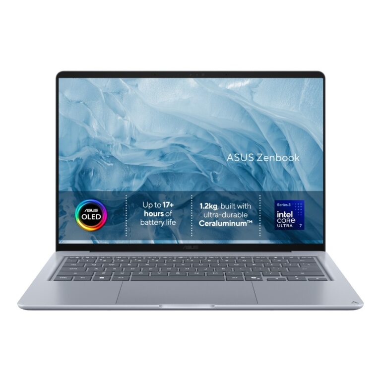 ASUS Zenbook 14 Laptop 14" WUXGA OLED Intel Core Ultra 7 355 16GB 512GB SSD Windows 11 Home Blue