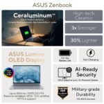 ASUS Zenbook 14 Laptop Intel Core Ultra 5 325 14" OLED 16GB 512GB SSD Windows 11 Home Arctic Blue