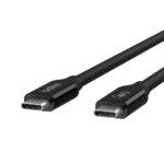 Belkin INZ001bt0.8MBK USB4 Gen 3x2 USB-C to USB-C Cable 0.8m 40Gbps 100W Power Delivery Black