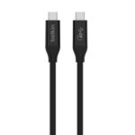Belkin INZ001bt0.8MBK USB4 Gen 3x2 USB-C to USB-C Cable 0.8m 40Gbps 100W Power Delivery Black