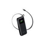 Belkin Power Bank 11000mAh with Retractable USB-C Cable 60W Fast Charging Built-in Display Black