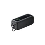 Belkin Power Bank 22000 mAh Black with Retractable USB-C Cable 120W Fast Charging Built-in Display 3 Device Output