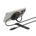 Belkin WIA014HQBK Wireless Charger 25W Qi2 Fast Charging for iPhone AirPods Pixel 2m Cable Black