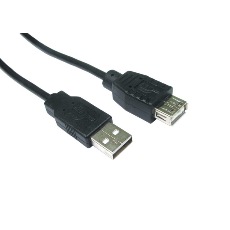 Cables Direct CDL-022 USB 2.0 Cable 1.8m USB A Male to USB A Female Black