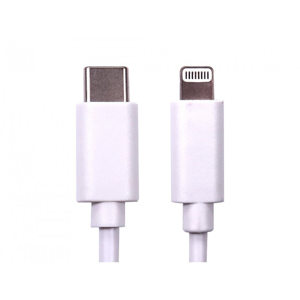 Cables Direct NLMOB-C-LT-1M USB-C to Lightning Cable 1m White MFI Certified Cables Direct NLMOB-C-LT-1M USB-C to Lightning Cable 1m White MFI Certified