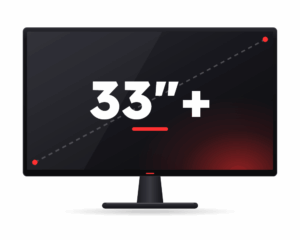 33" and Above Monitors