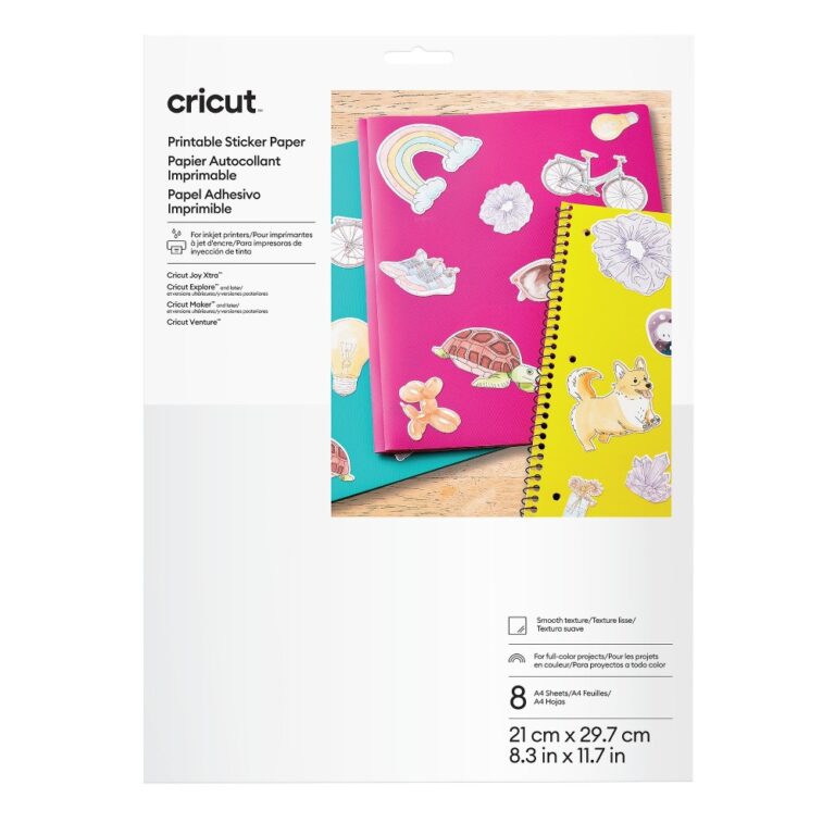 Cricut 2011743 Photo Paper A4 21x29.7 cm White 8 Sheets Per Pack