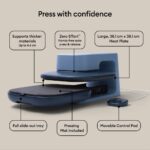 Cricut AutoPress 2 Heat Press 15 x 15 Inch Blue with Bluetooth Connectivity and Customisable Settings