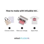 Cricut Infusible Ink Heat Transfer Sheets 305x305mm Pack of 2 for Fabric Inkjet Printing