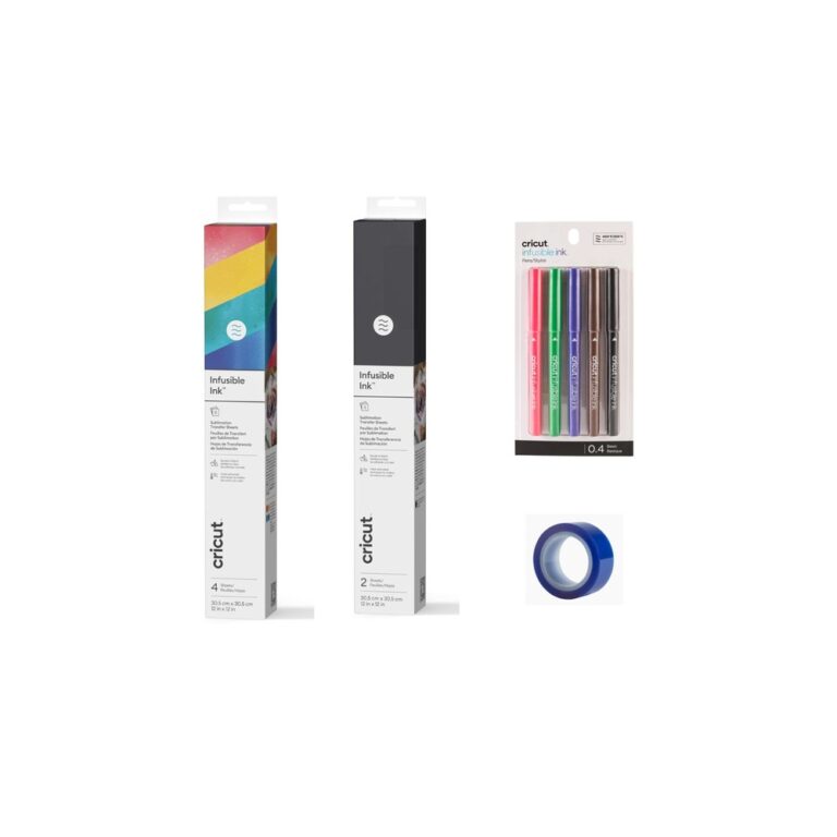 Cricut INKCONS-BUN Infusible Ink Consumables Bundle Multicolour 4 Piece Accessories Set for Mug Press and EasyPress Range