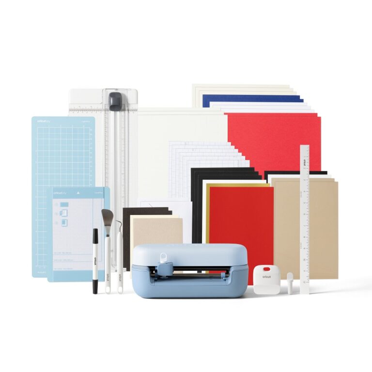 Cricut Joy 2 Cutting Machine Essential Bundle 11.4 cm Width Wireless Blue