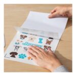 Cricut Printable Vinyl Sticker Set A4 Waterproof White 36 Sheets Compatible with Maker Explore Joy Venture Cutting Machines