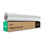 Cricut Smart Iron-On™ Matless Heat Transfer Vinyl Roll Black Glossy 483mm Width for Cricut Maker 3 4 Explore 3 4 Venture