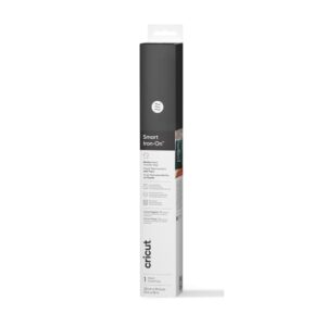 Cricut Smart Iron-On™ Matless Heat Transfer Vinyl Roll Black Glossy 483mm Width for Cricut Maker 3 4 Explore 3 4 Venture