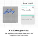 Cricut Value Iron-On Vinyl Removable Matte Blue Box 305mm x 6010mm