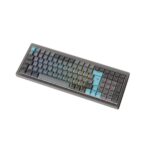 Ducky Cushion 98 Mechanical Gaming Keyboard Wireless Bluetooth USB UK ISO Layout Ducky Shush Green Switches RGB Nickel