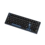 Ducky OK-M 98 Mechanical Gaming Keyboard Wireless Tri-mode UK ISO Layout KTT Wine Red Switches Black Blue RGB