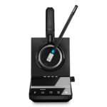EPOS IMPACT SDW 5066T Wireless DECT Headset Microsoft Teams Certified Binaural with Noise Cancelling Microphone Black