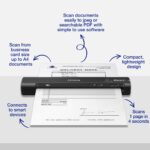 Epson WorkForce ES-60W Handheld Scanner Black Wi-Fi USB 2.0 600 DPI A4 4 sec/page 300 Daily Duty Cycle