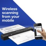 Epson WorkForce ES-60W Handheld Scanner Black Wi-Fi USB 2.0 600 DPI A4 4 sec/page 300 Daily Duty Cycle