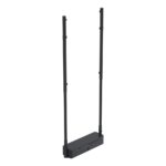 Ergonomic Solutions SpacePole Digital Signage Floor Mount for Samsung OM55N-DS 55" Height Adjustable Black